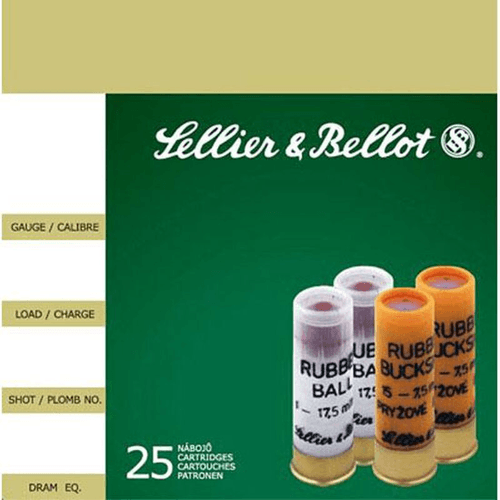Sellier And Bellot Ammo Rubber Spherical Ball Ammunition
