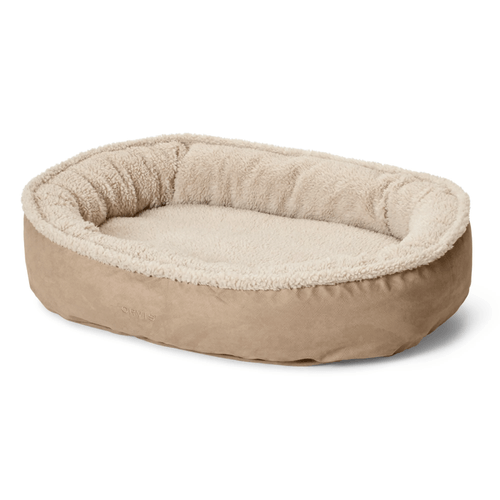 Orvis ComfortFill-Eco Wraparound Fleece Dog Bed