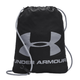 Under Armour Ozsee Drawstring Backpack - Black / Steel.jpg