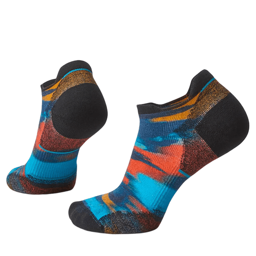 Smart Run Targeted Cushion Brushed Print Low Ankle Sock - Women's