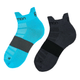 Salomon Sense Running Ankle Sock (2 Pair) - Forged Iron/Vivid Blue.jpg