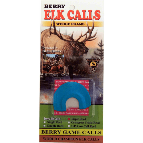 Berry Game Calls Wedge Frame Triple Reed Elk Call