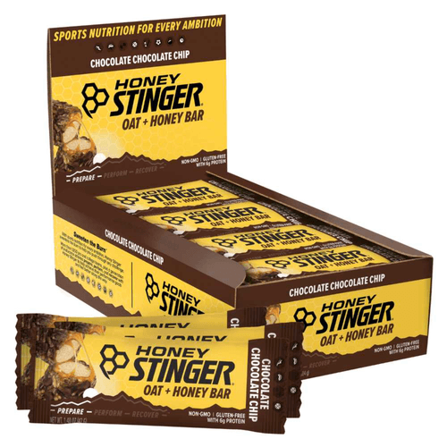 Honey Stinger Chocolate Chocolate Chip Oat + Honey Bar (12 Pack)