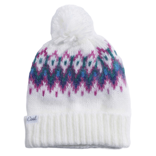 Coal Alpenglow Pom Beanie - Women's