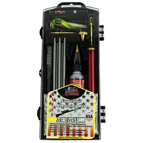 Pro-Shot .22 Cal Rifle Box Cleaning Kit