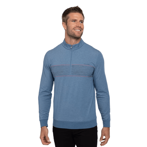 Travis Mathew Splash Of Color Quarter Zip - Men's