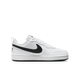 NIKE SHOE COURT BRGH LOW RECRAFT GS - White / Black.jpg