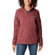 Columbia Sweater Weather Fleece Full Zip Jacket - Women's - Beetroot Heather.jpg