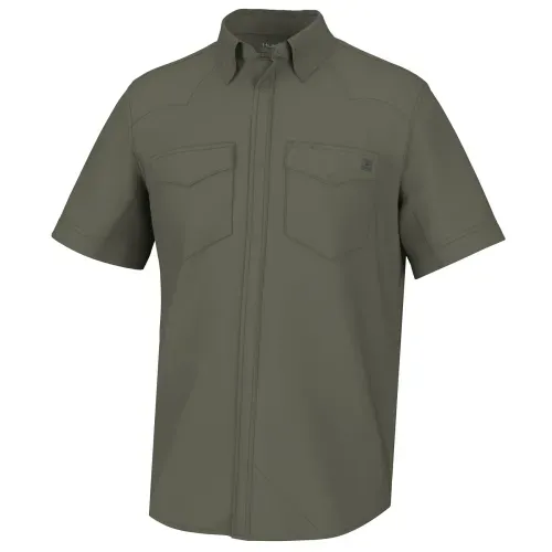 Huk Diamond Back Short Sleeve Button-Down Shirt - Men's