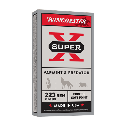 Winchester 223 Remington, 55 Grain Varmint And Predator Rifle Ammo