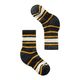 Smartwool Hike Light Cushion Striped Crew Sock - Youth Charcoal