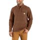 Carhartt Relaxed Fit Midweight Quarter-zip Pocket Sweater Fleece - Men's Mocha