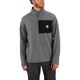 Carhartt Force Relaxed Fit Mock Neck Half-Zip T-Shirt - Men's Steel